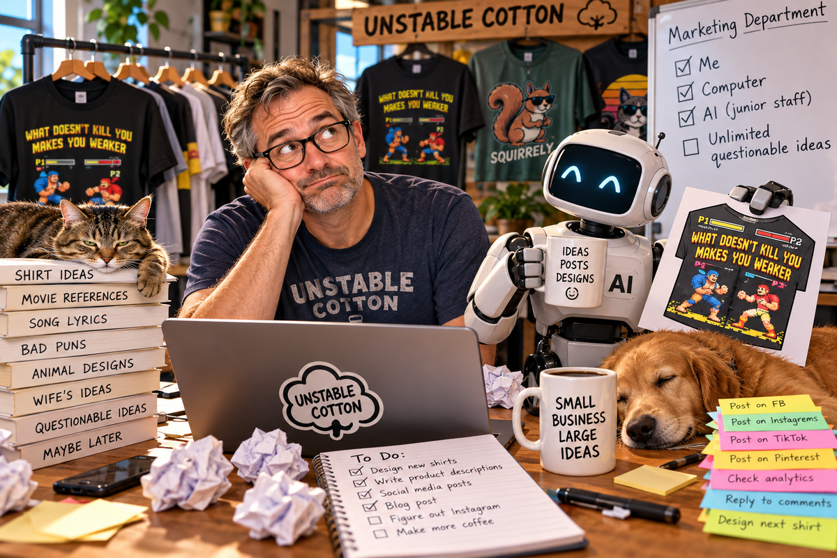 The Marketing Department Is Me. Unfortunately.