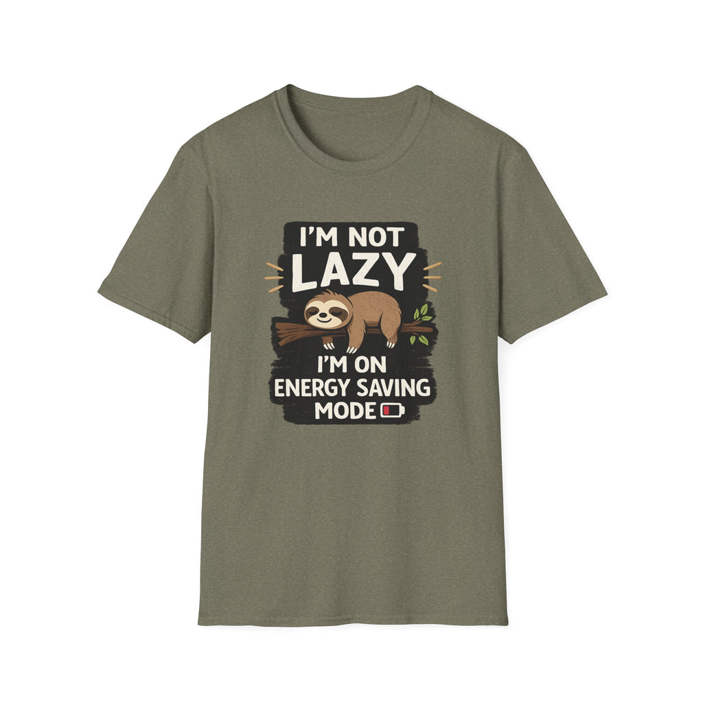 Sloth "I'm Not Lazy, I'm on Energy Saving Mode" T-Shirt