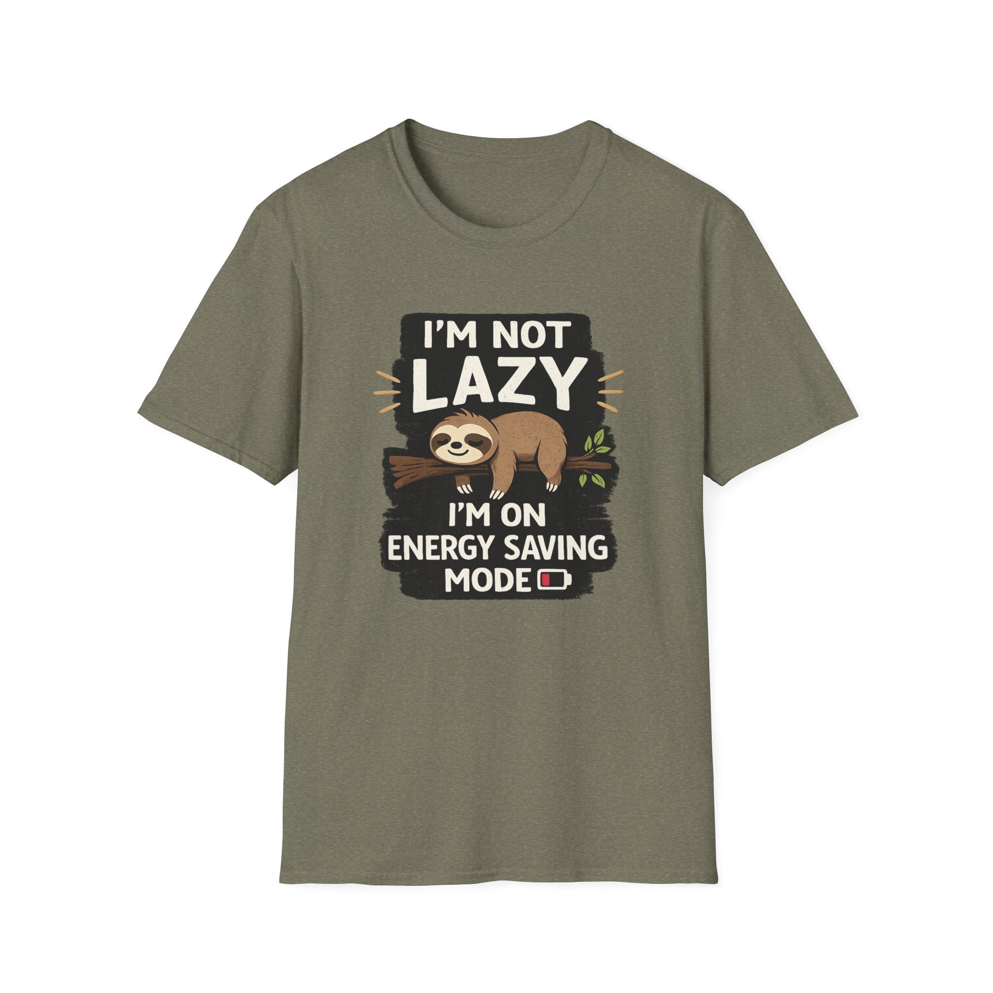 Sloth "I'm Not Lazy, I'm on Energy Saving Mode" T-Shirt