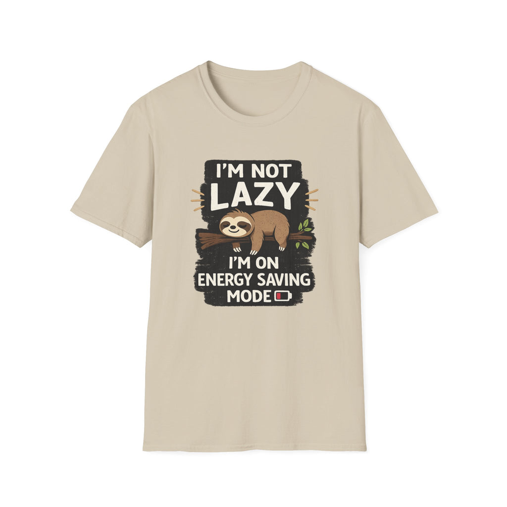 Sloth "I'm Not Lazy, I'm on Energy Saving Mode" T-Shirt