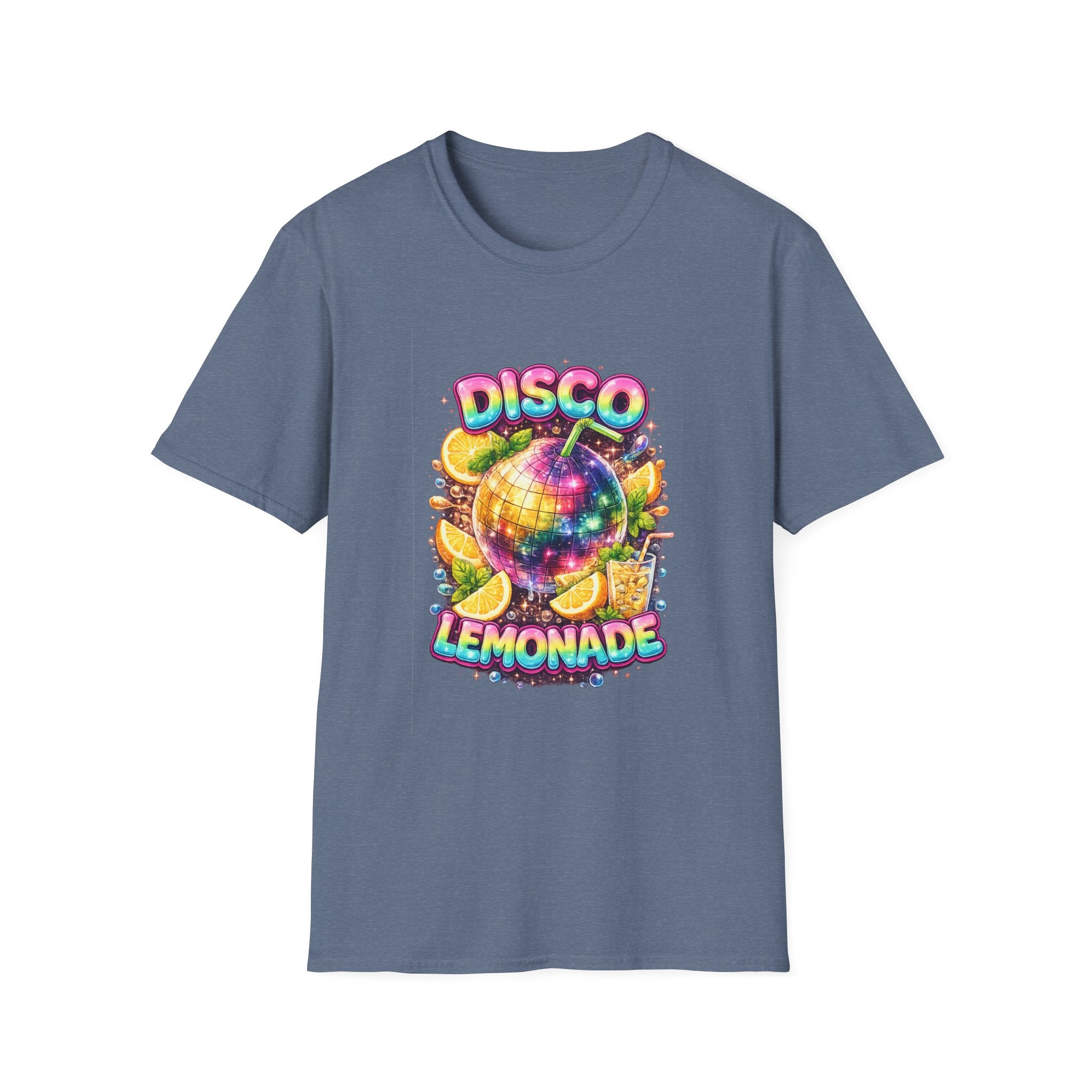 Disco Lemonade – Retro Groovy Lemon Disco Ball T-Shirt