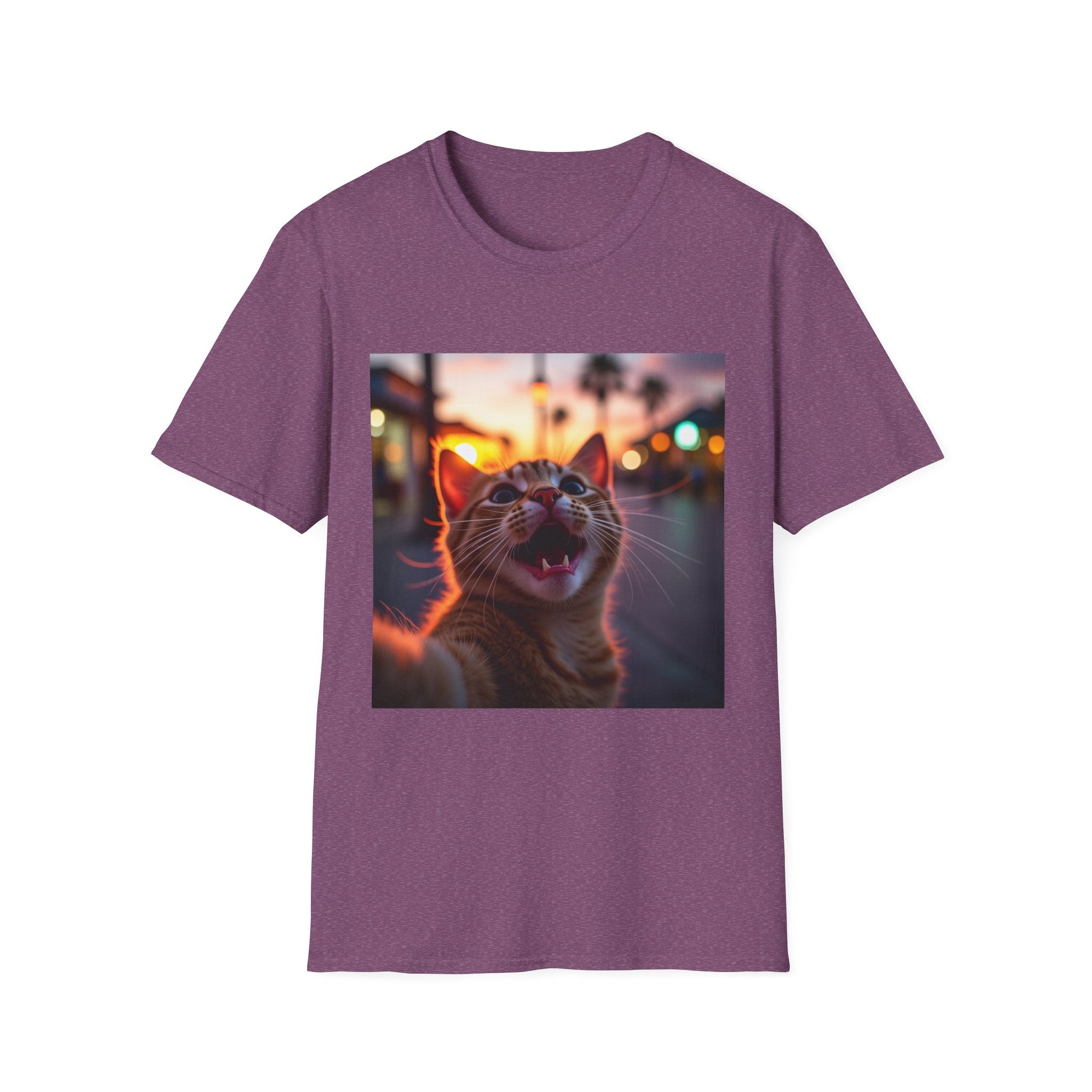 Festive Cat Selfie T-Shirt