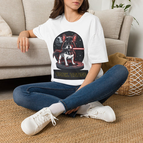 Bark Vader French Bulldog T-Shirt | Space Dog, Lightsaber Humor