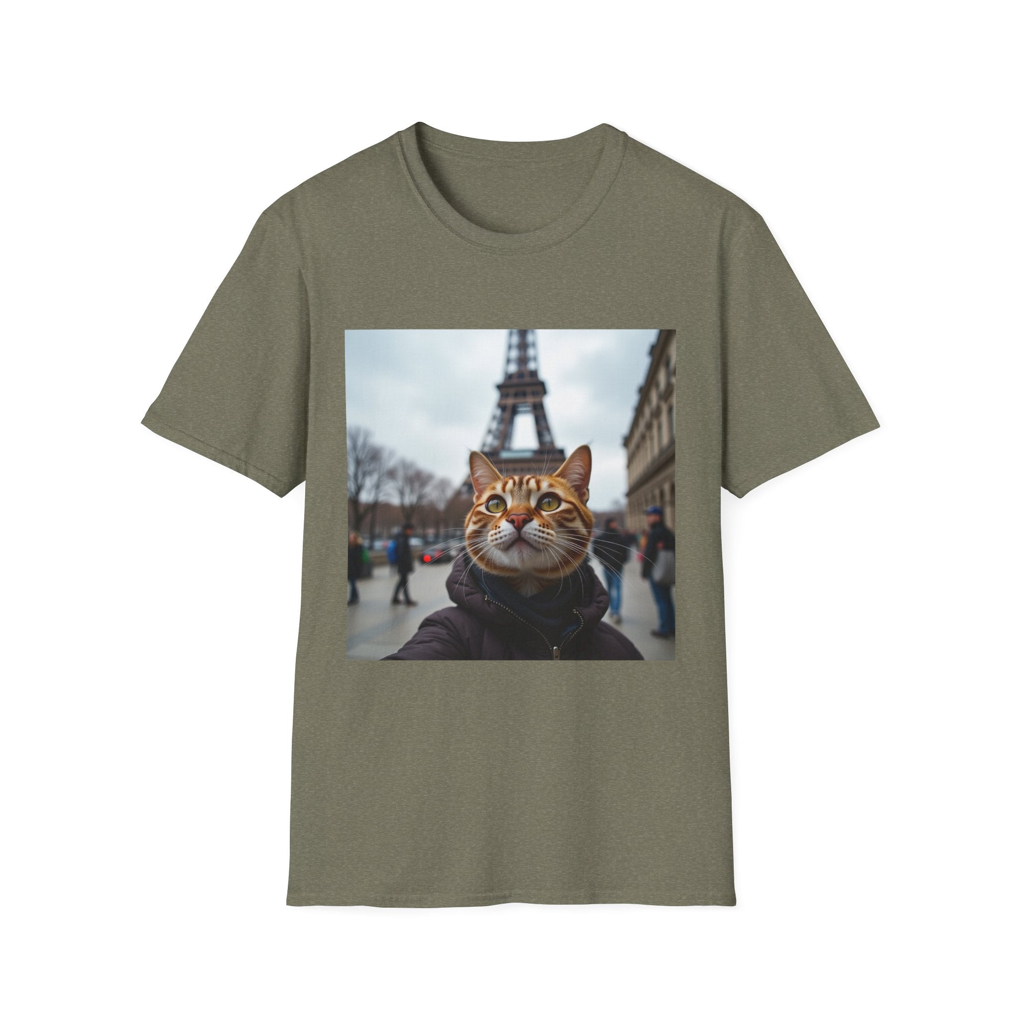 Cat Selfie at Eiffel Tower T-Shirt