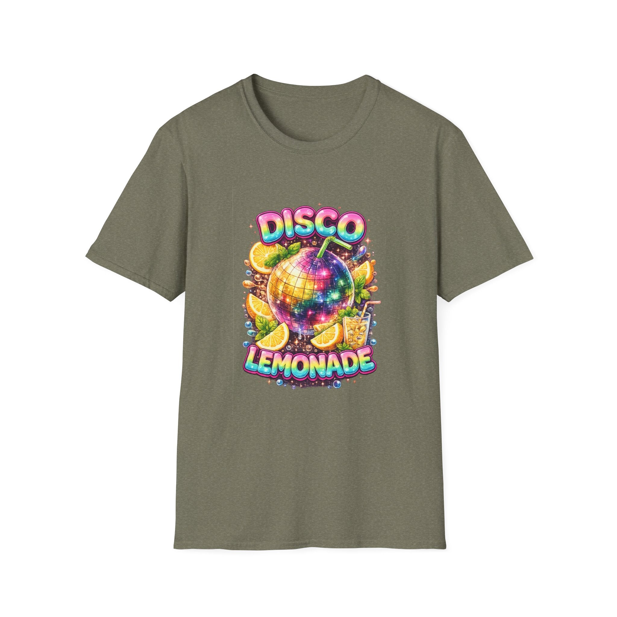 Disco Lemonade – Retro Groovy Lemon Disco Ball T-Shirt