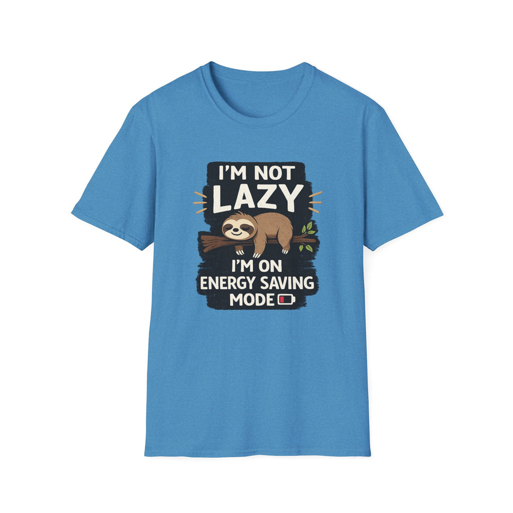 Sloth "I'm Not Lazy, I'm on Energy Saving Mode" T-Shirt