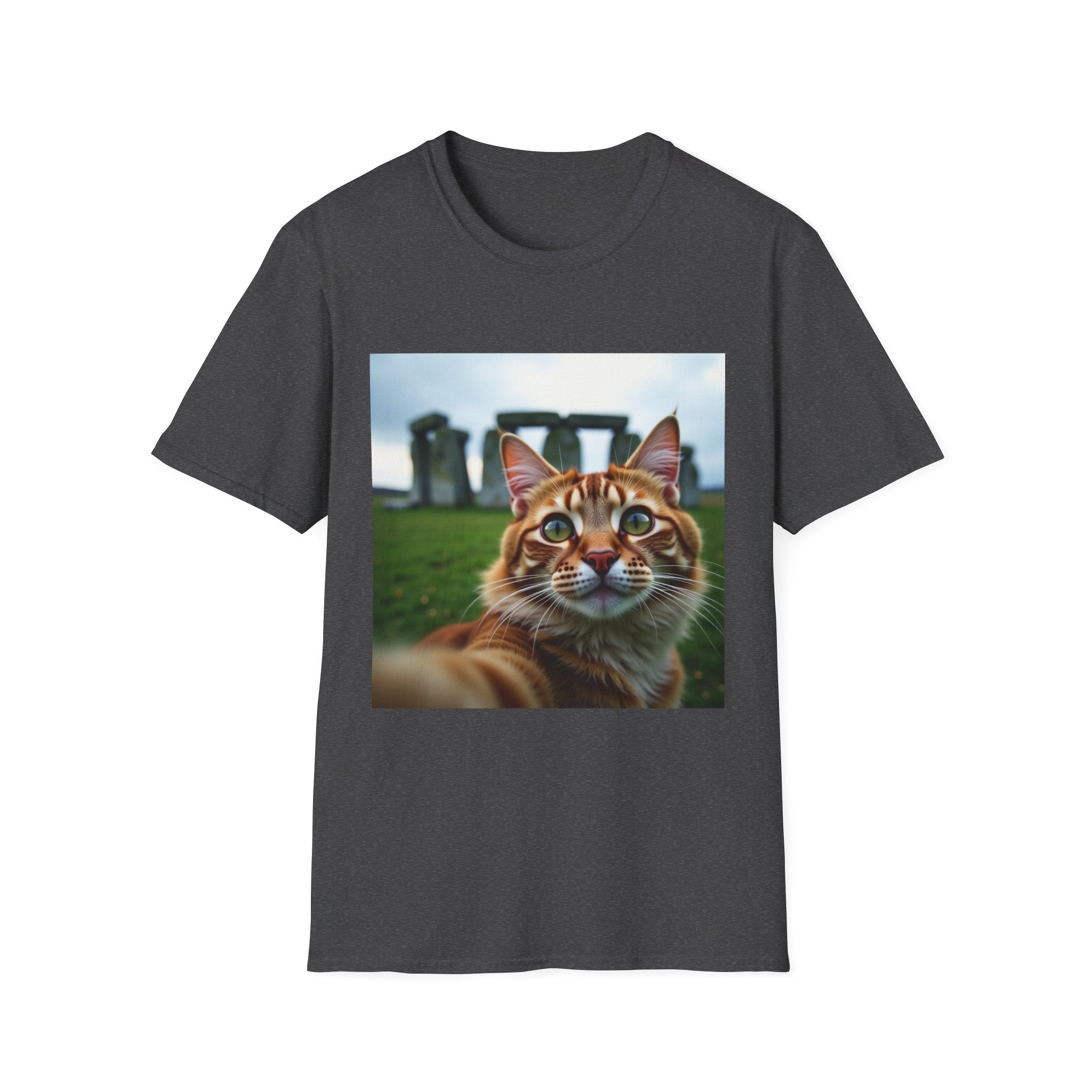 Cat Selfie at Stonehenge T-Shirt
