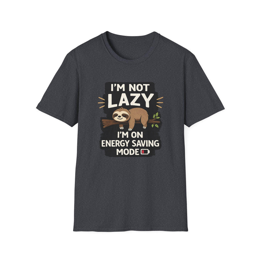Sloth "I'm Not Lazy, I'm on Energy Saving Mode" T-Shirt