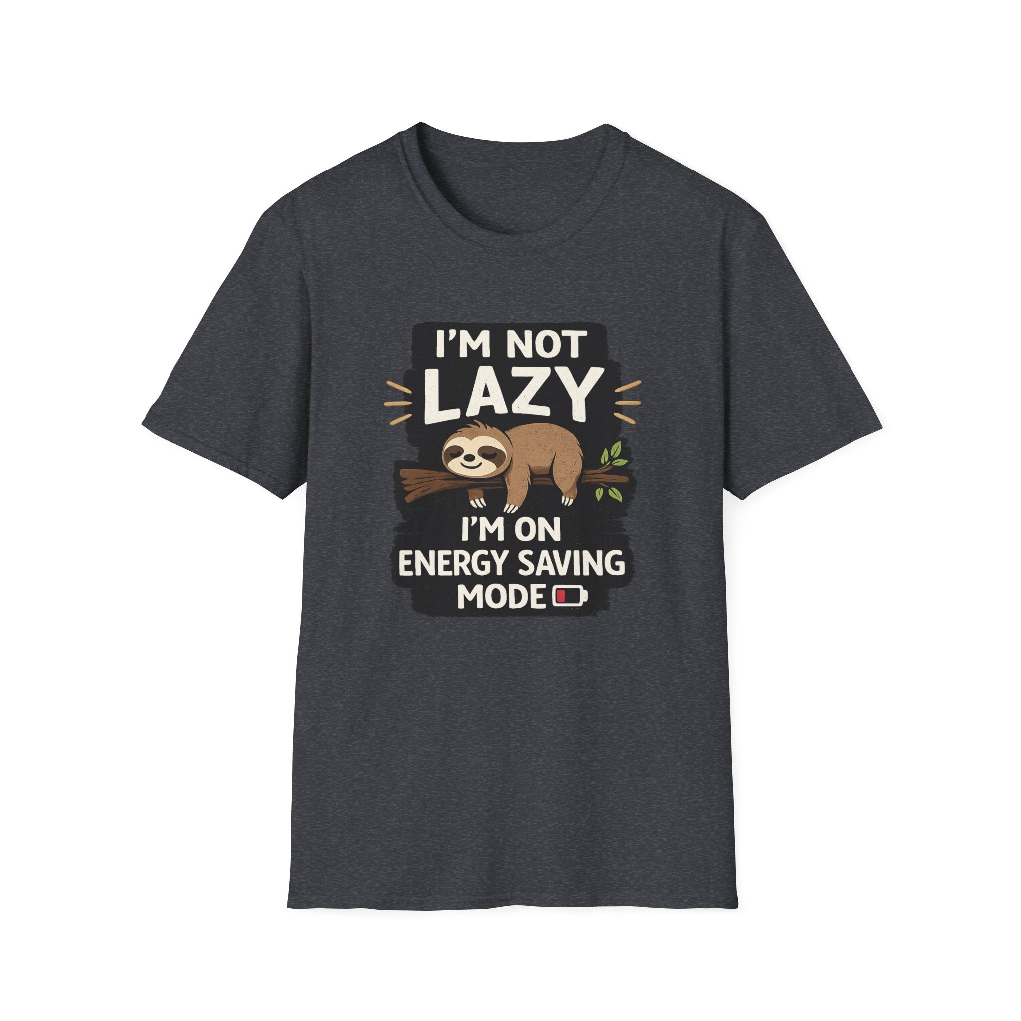 Sloth "I'm Not Lazy, I'm on Energy Saving Mode" T-Shirt