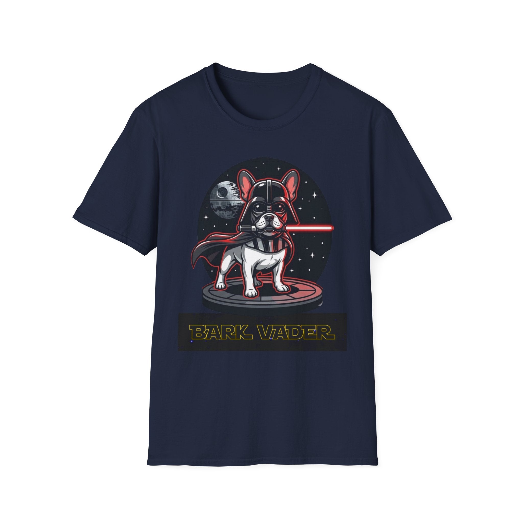 Bark Vader French Bulldog T-Shirt | Space Dog, Lightsaber Humor