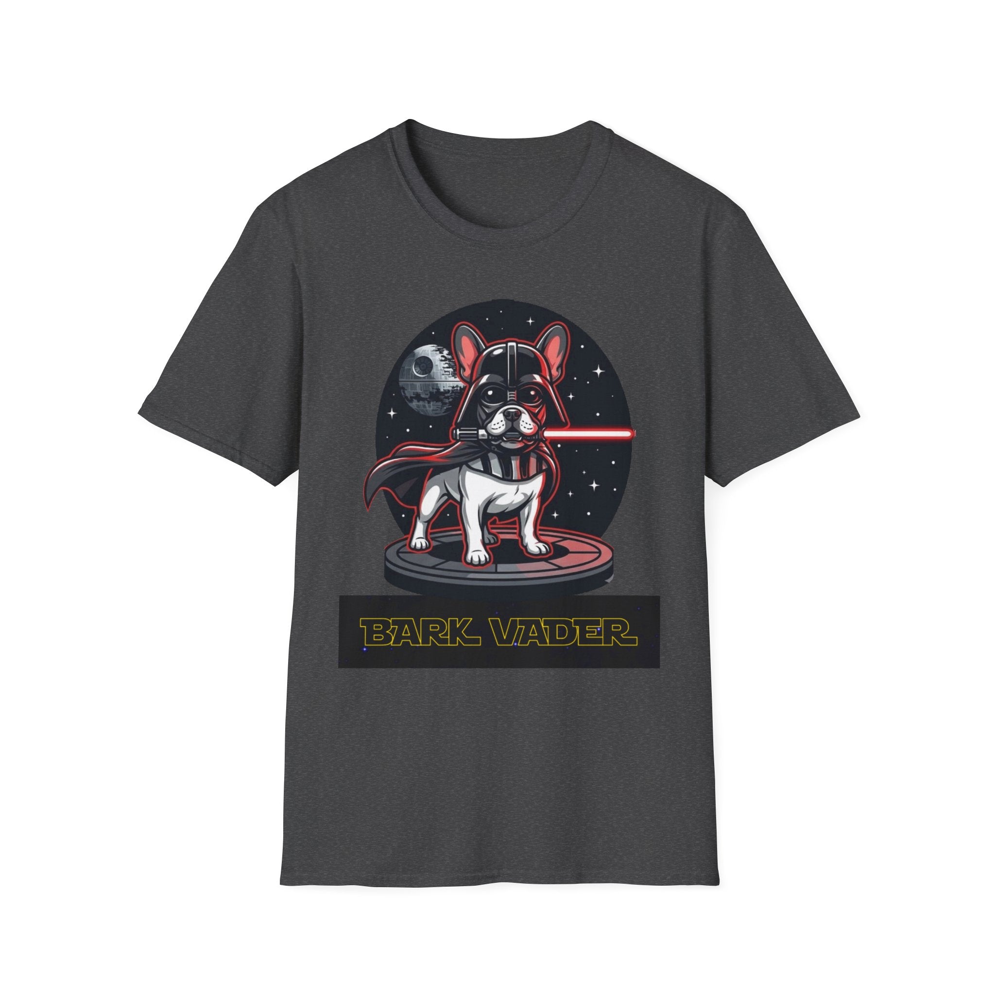 Bark Vader French Bulldog T-Shirt | Space Dog, Lightsaber Humor