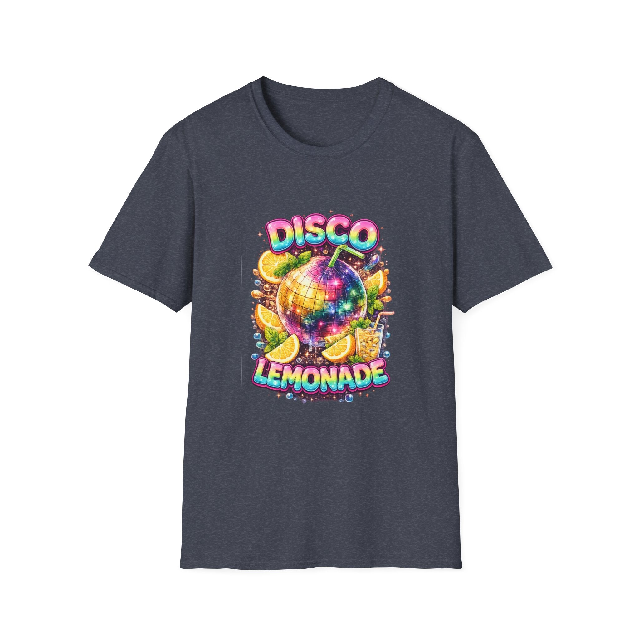 Disco Lemonade – Retro Groovy Lemon Disco Ball T-Shirt