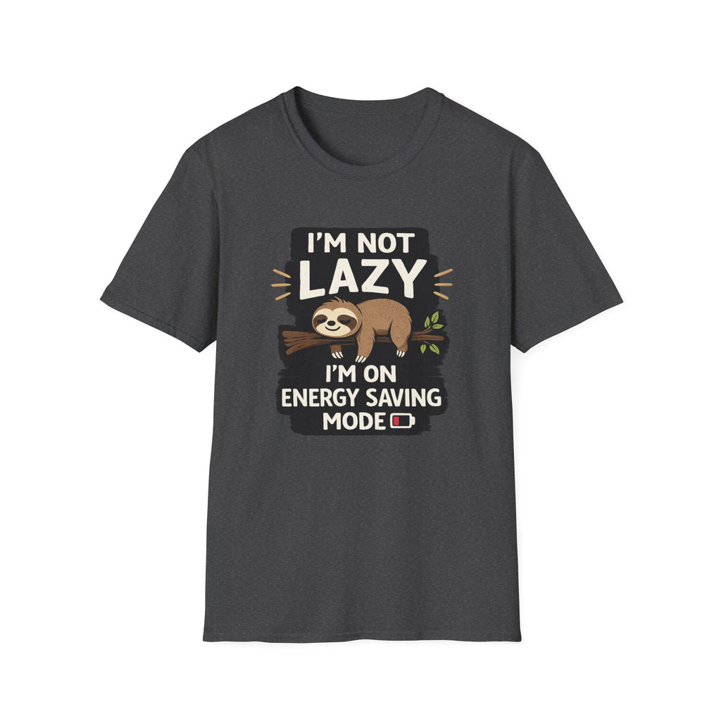 Sloth "I'm Not Lazy, I'm on Energy Saving Mode" T-Shirt
