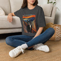 The Scream Cat T-Shirt - Funny Edvard Munch Parody Tee, Cat Art Shirt for Men & Women