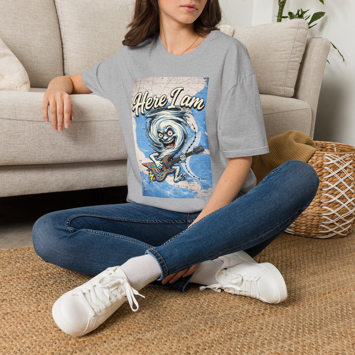Rock You Like a Hurricane – Funny Graphic Tee