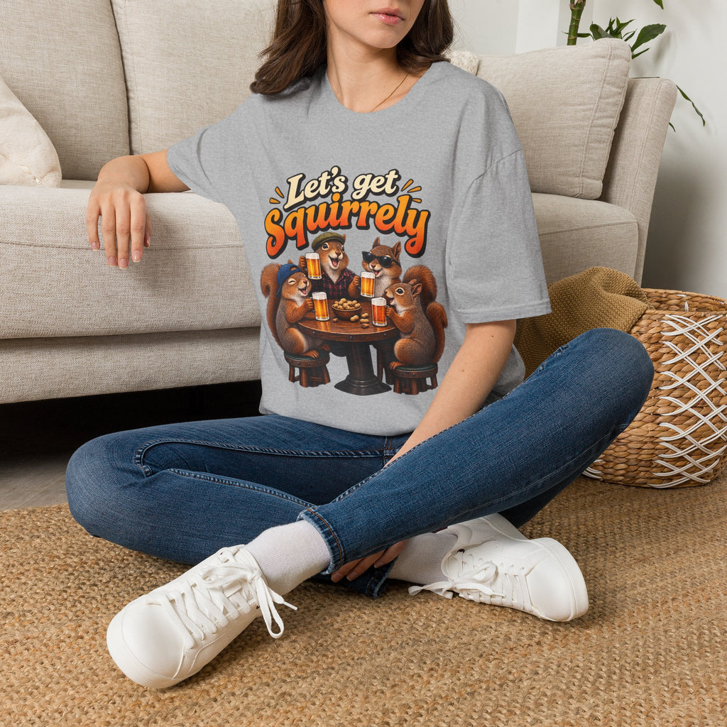 Let's Get Squirrely T-Shirt — Funny Squirrel Beer Party Tee