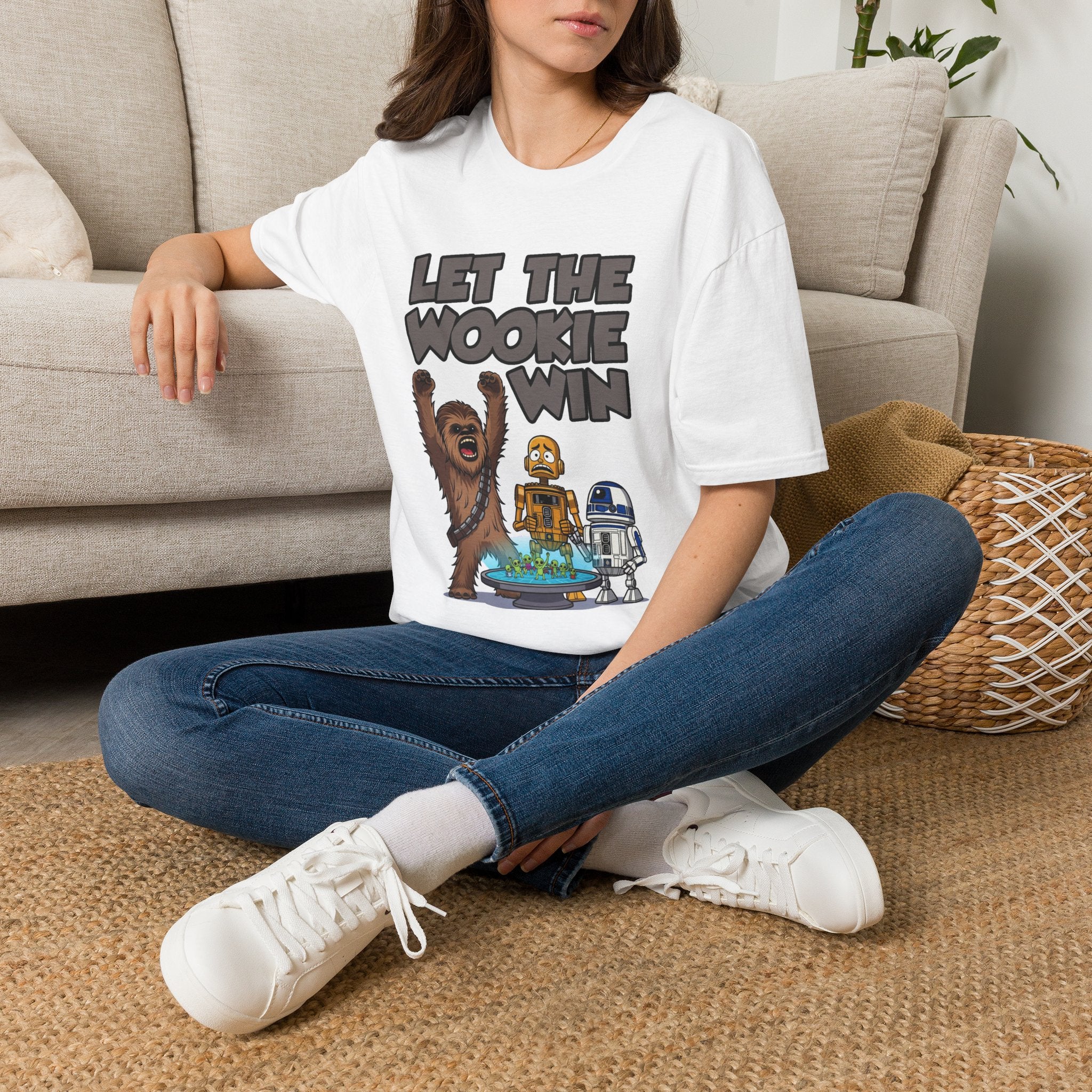 Let the Wookie Win T-Shirt — Funny Wookiee Chewbacca Graphic Tee