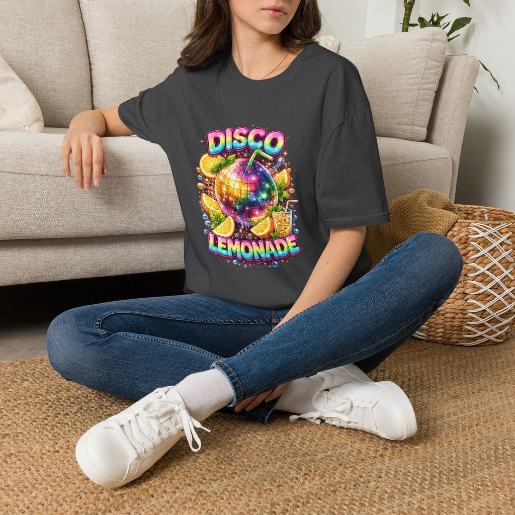 Disco Lemonade – Retro Groovy Lemon Disco Ball T-Shirt