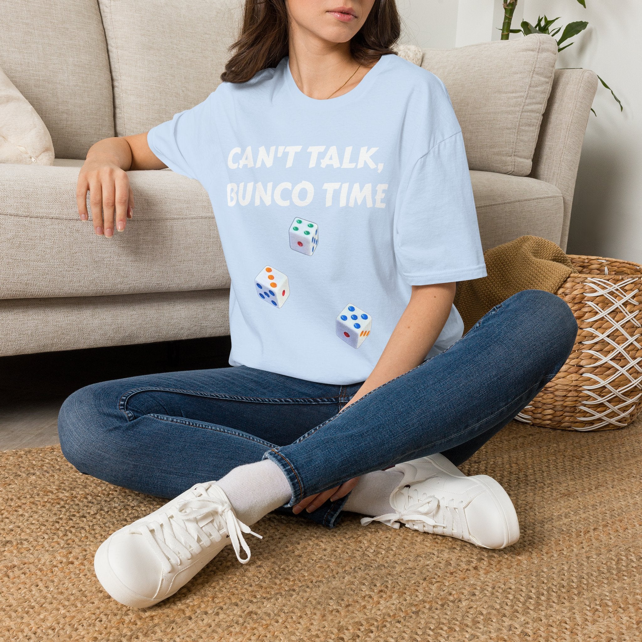 Can't Talk Bunco Time T-Shirt | Dice Game Night Tee