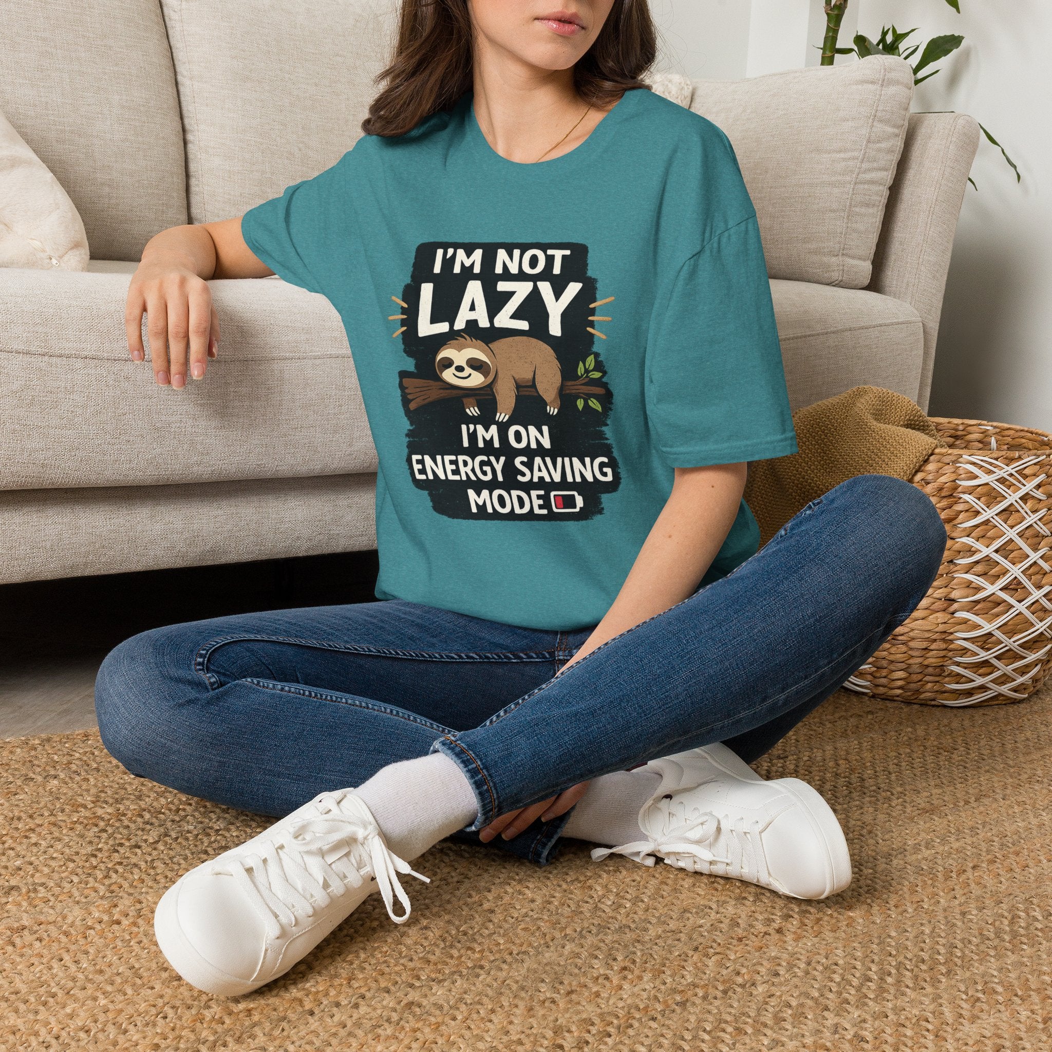 Sloth "I'm Not Lazy, I'm on Energy Saving Mode" T-Shirt