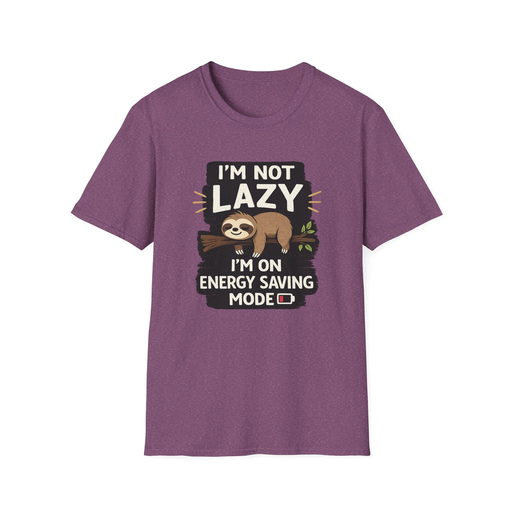 Sloth "I'm Not Lazy, I'm on Energy Saving Mode" T-Shirt