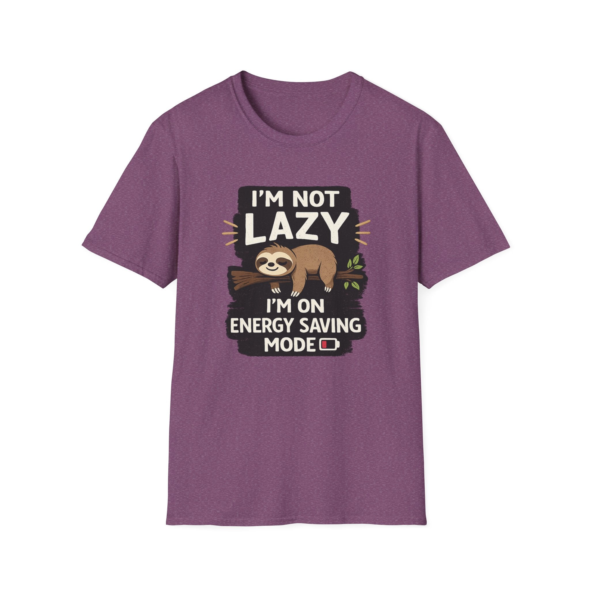 Sloth "I'm Not Lazy, I'm on Energy Saving Mode" T-Shirt