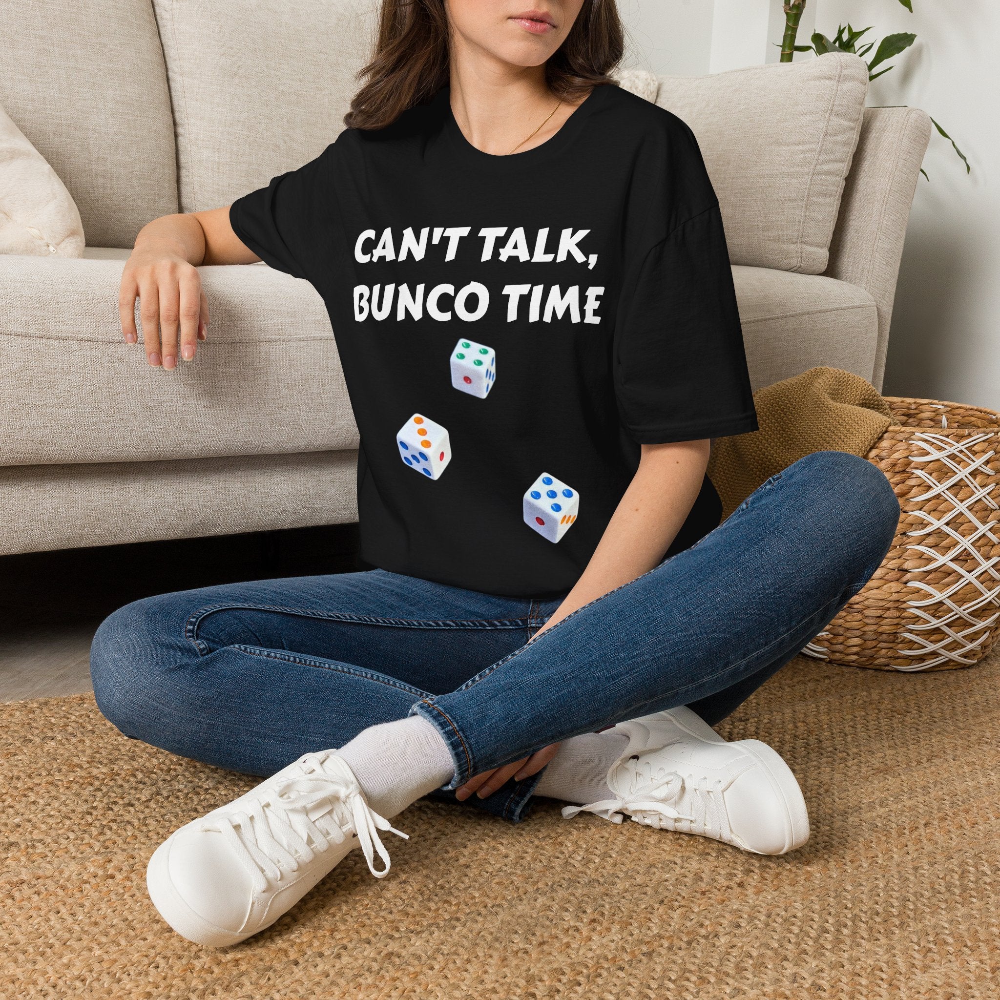 Can't Talk Bunco Time T-Shirt | Dice Game Night Tee