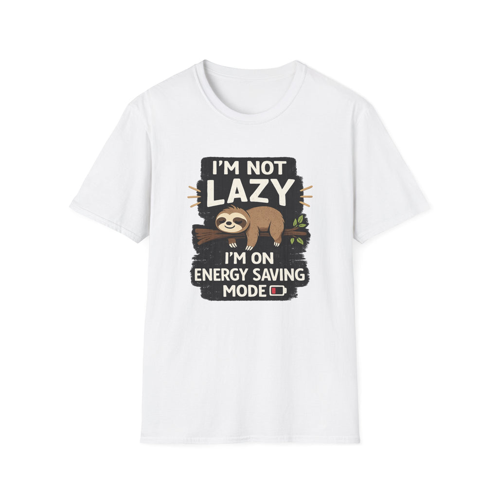 Sloth "I'm Not Lazy, I'm on Energy Saving Mode" T-Shirt