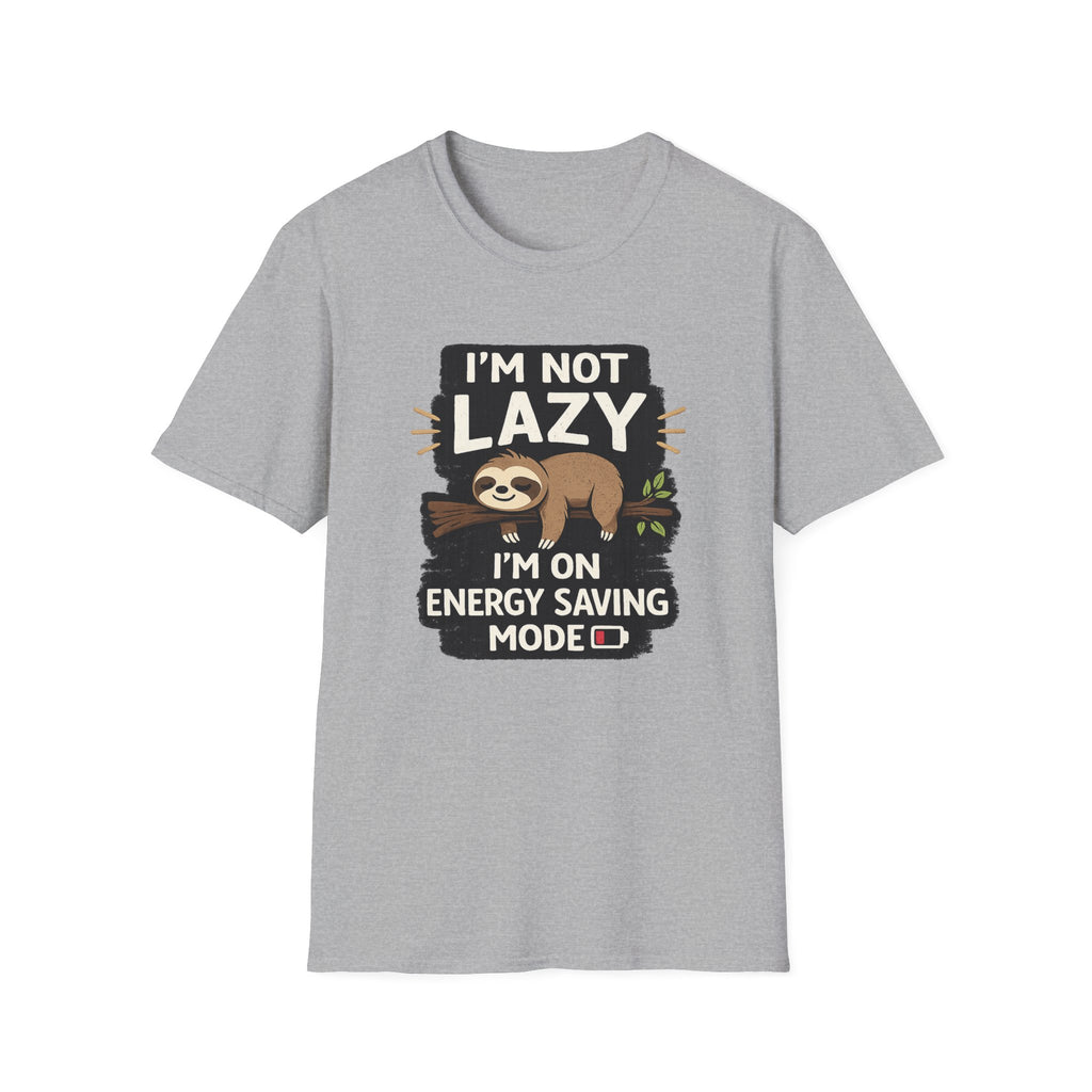 Sloth "I'm Not Lazy, I'm on Energy Saving Mode" T-Shirt