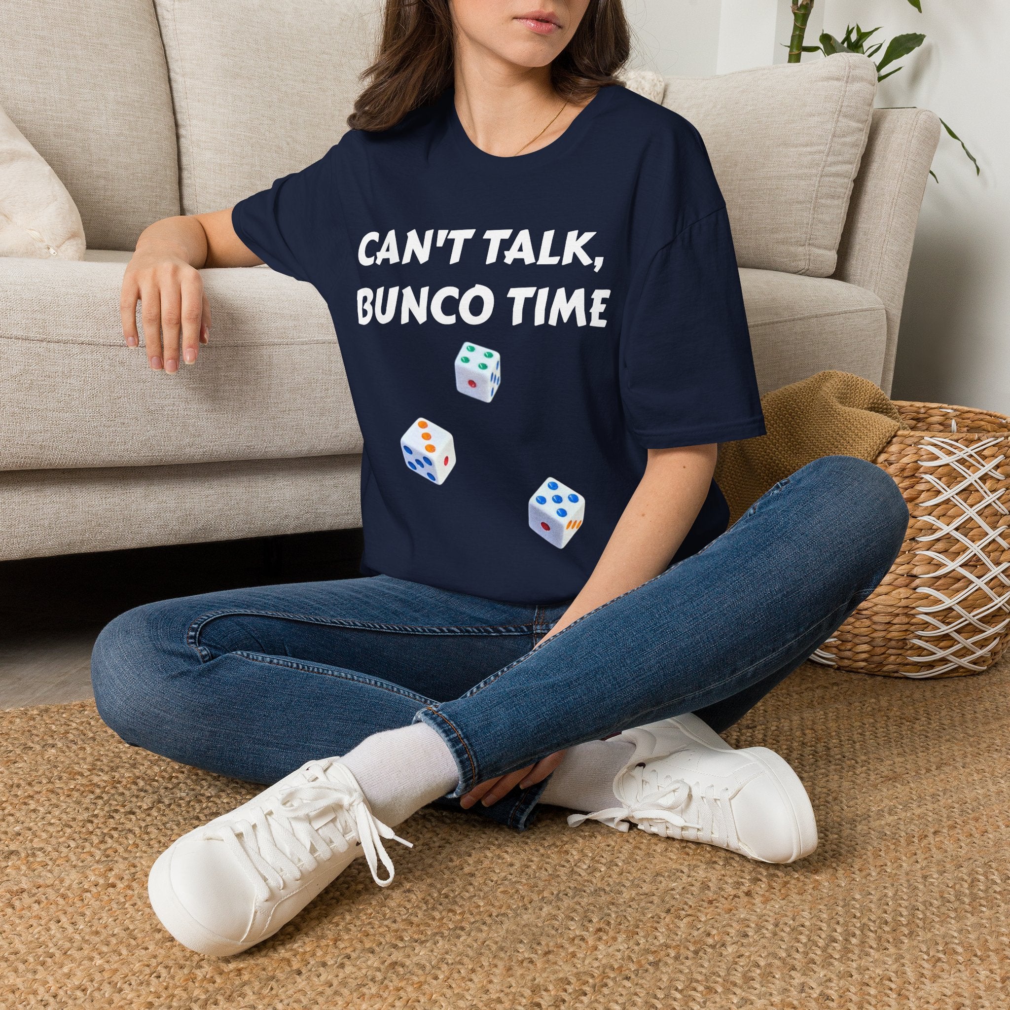 Can't Talk Bunco Time T-Shirt | Dice Game Night Tee
