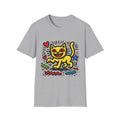 Playful Pop Art Cat T-Shirt