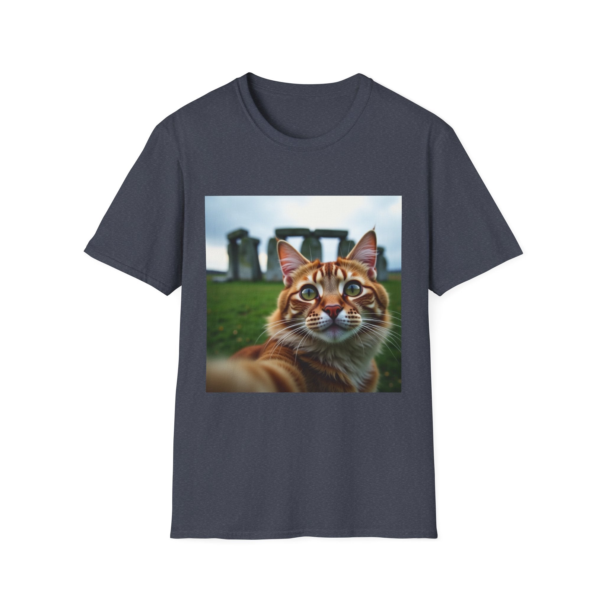 Cat Selfie at Stonehenge T-Shirt