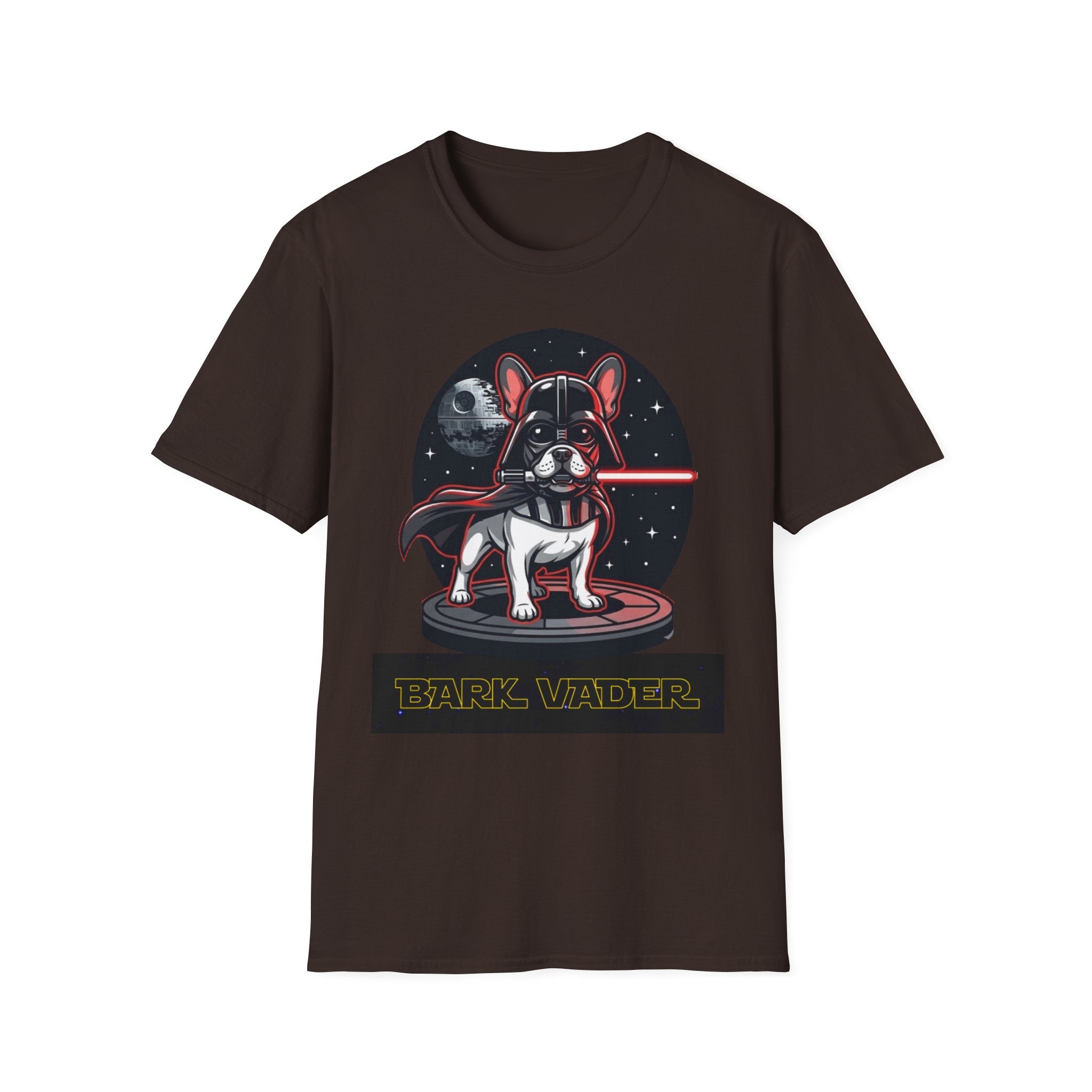 Bark Vader French Bulldog T-Shirt | Space Dog, Lightsaber Humor
