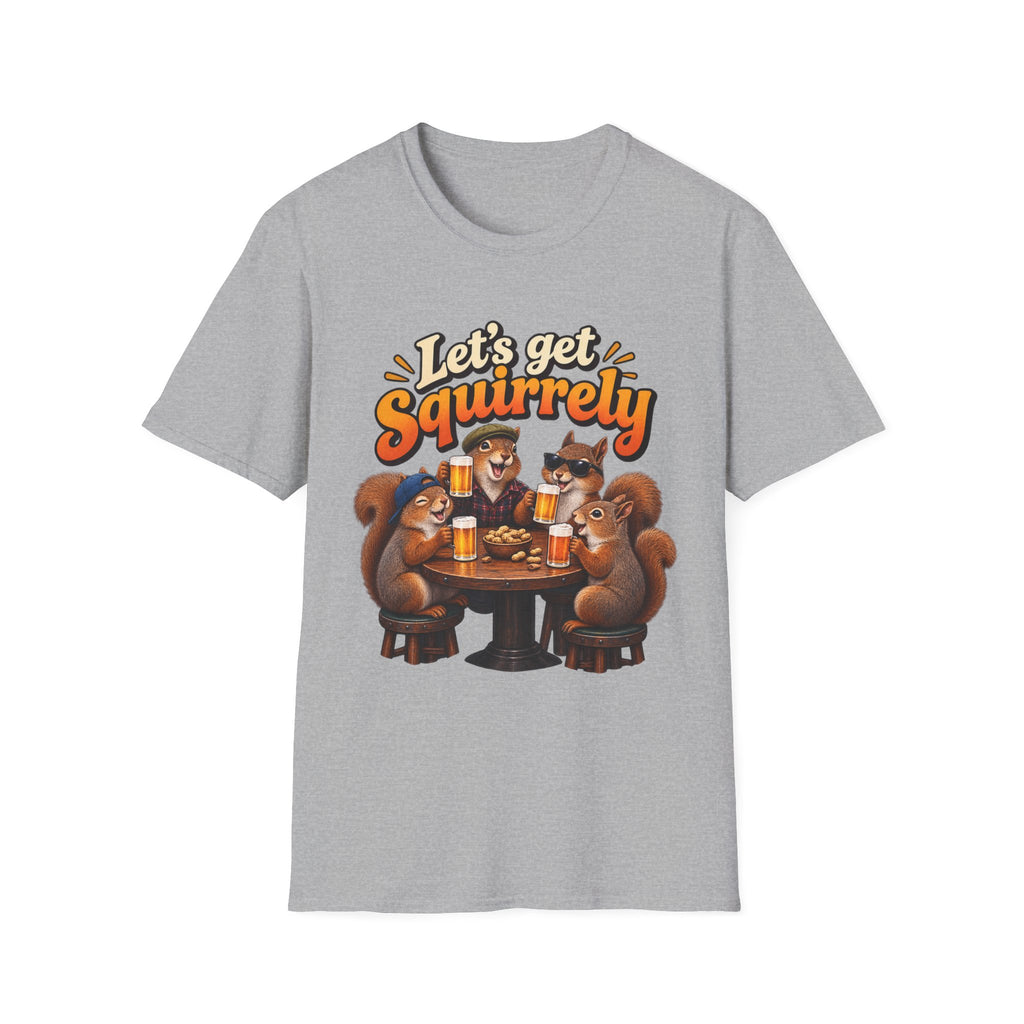 Let's Get Squirrely T-Shirt — Funny Squirrel Beer Party Tee