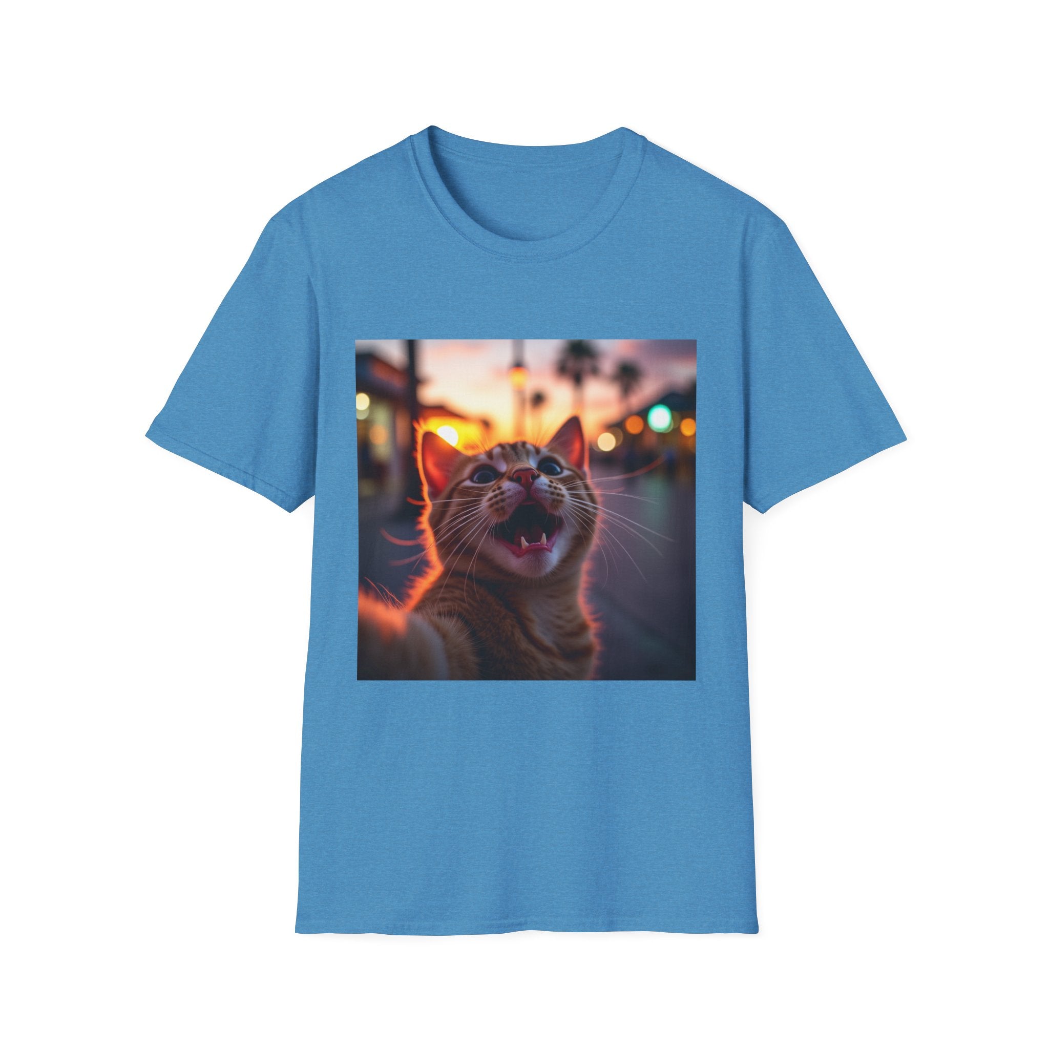 Festive Cat Selfie T-Shirt