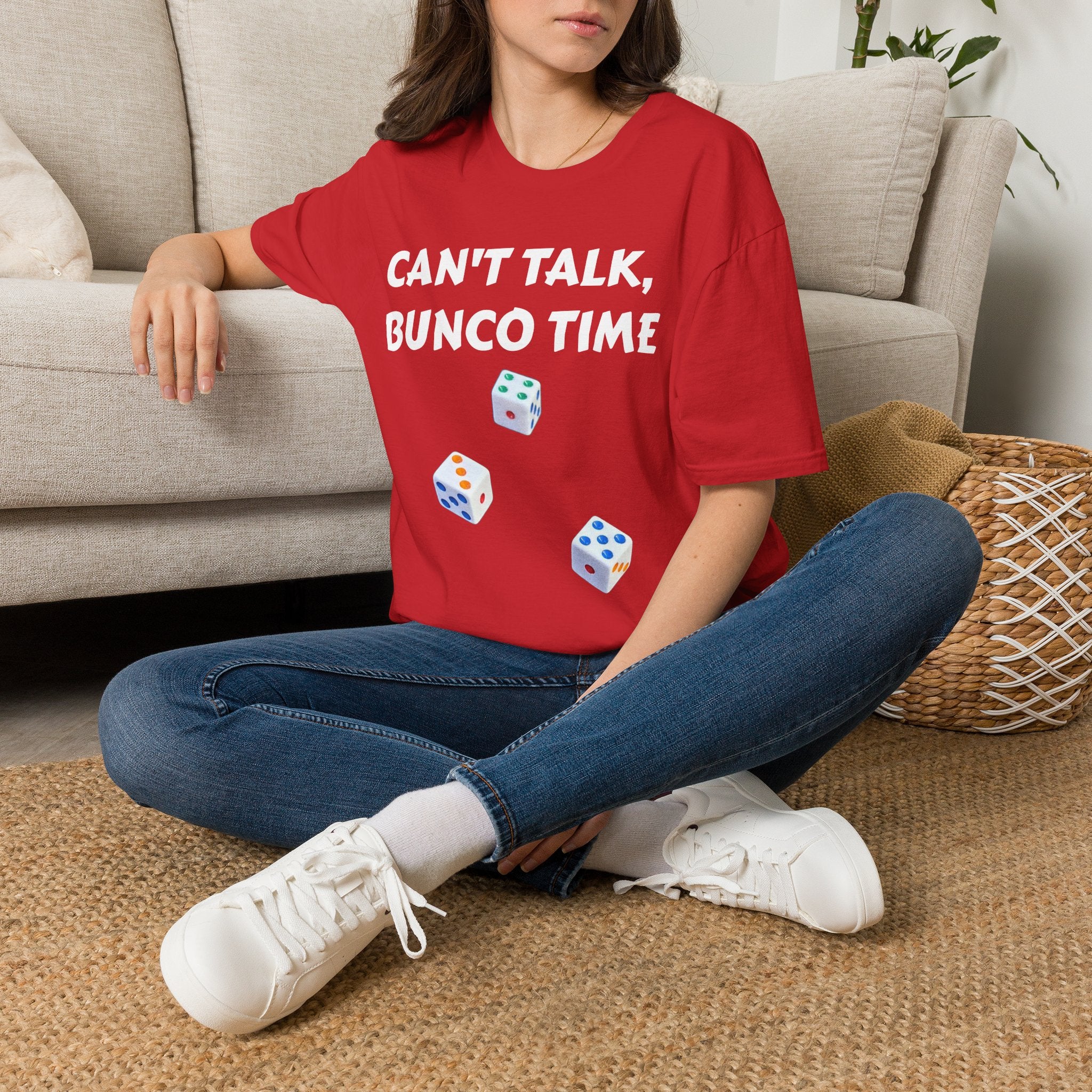Can't Talk Bunco Time T-Shirt | Dice Game Night Tee