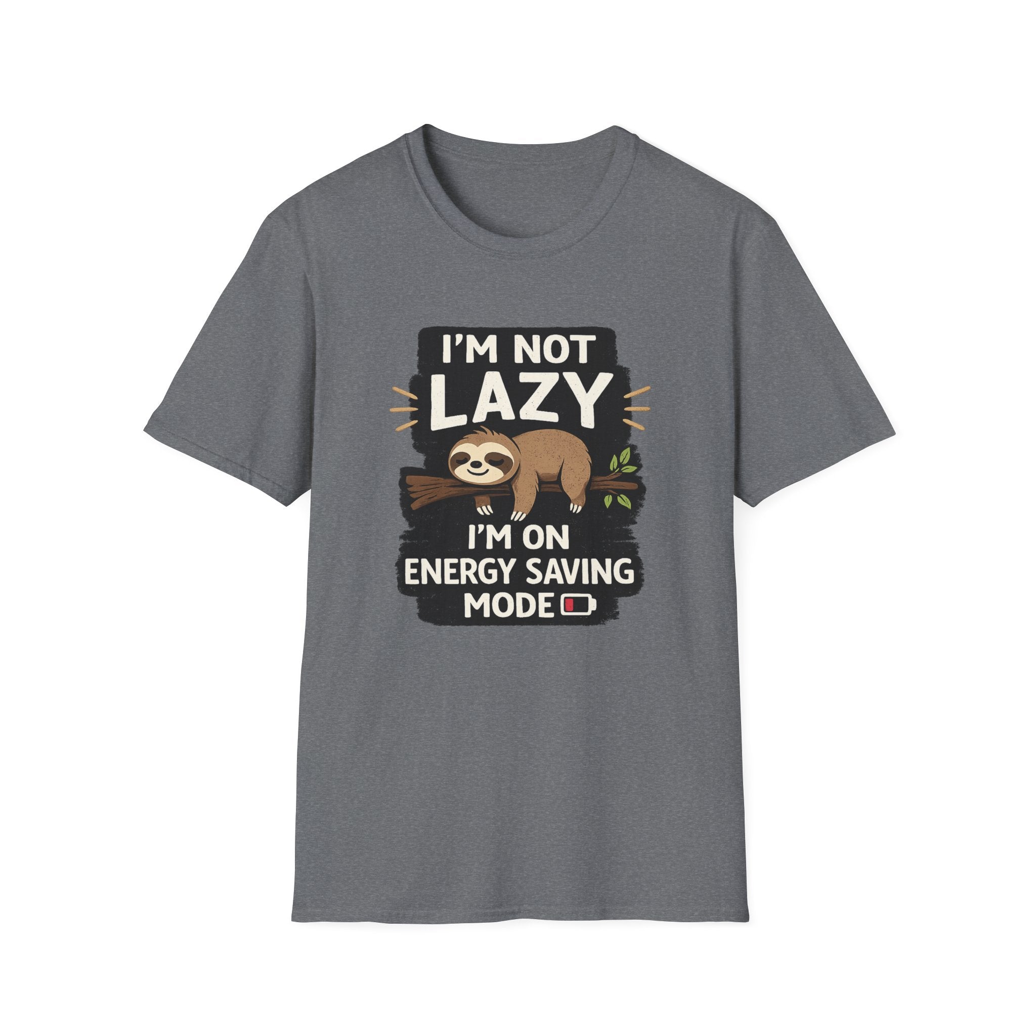 Sloth "I'm Not Lazy, I'm on Energy Saving Mode" T-Shirt