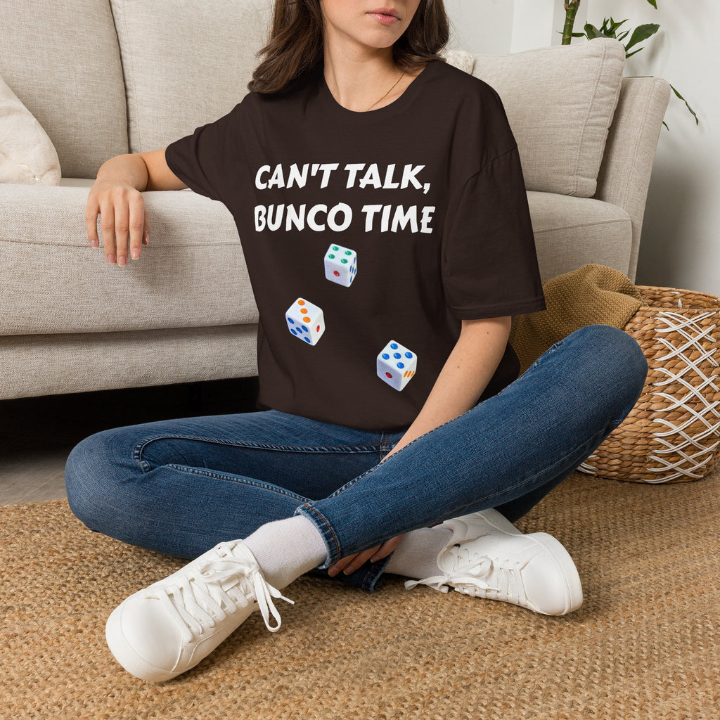 Can't Talk Bunco Time T-Shirt | Dice Game Night Tee