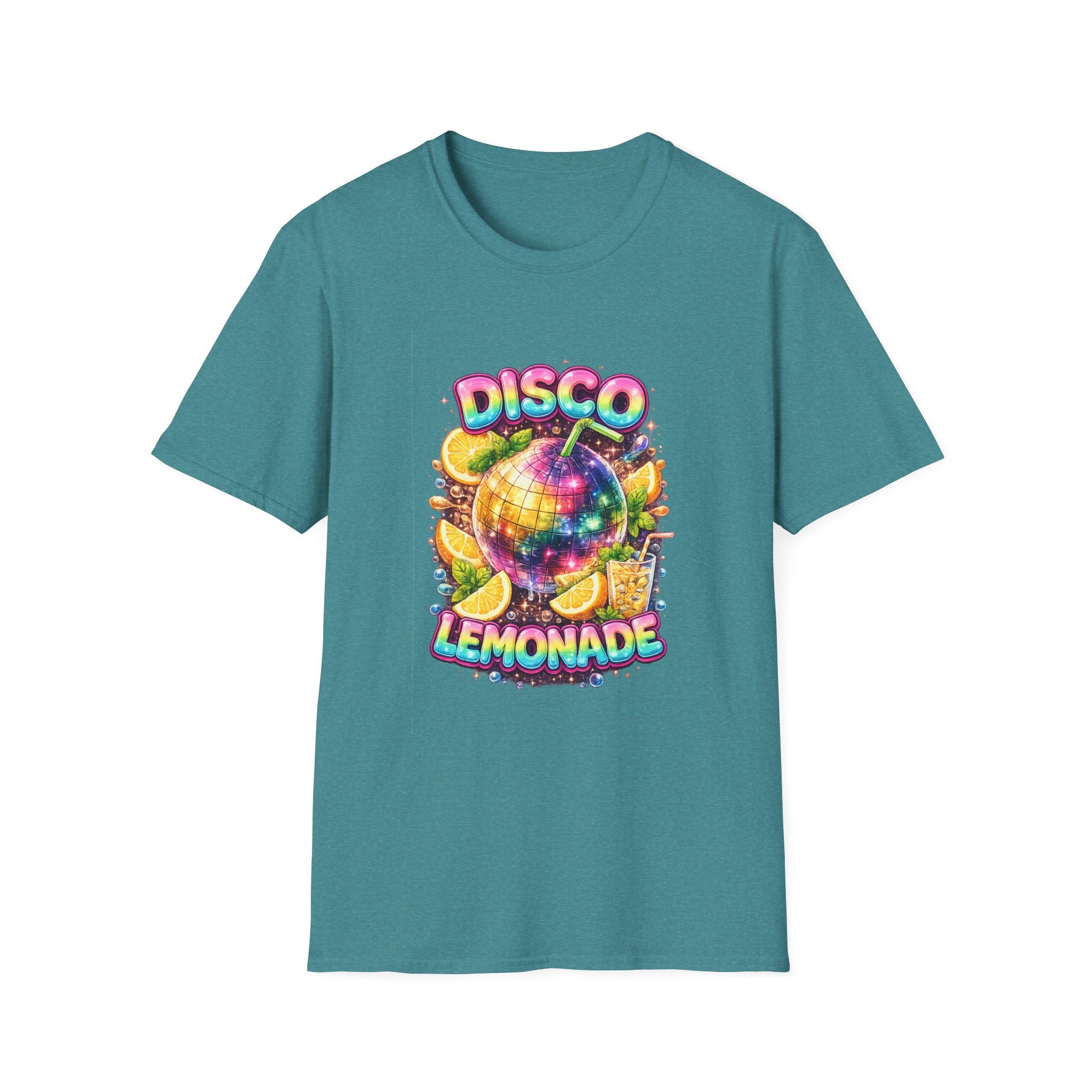 Disco Lemonade – Retro Groovy Lemon Disco Ball T-Shirt