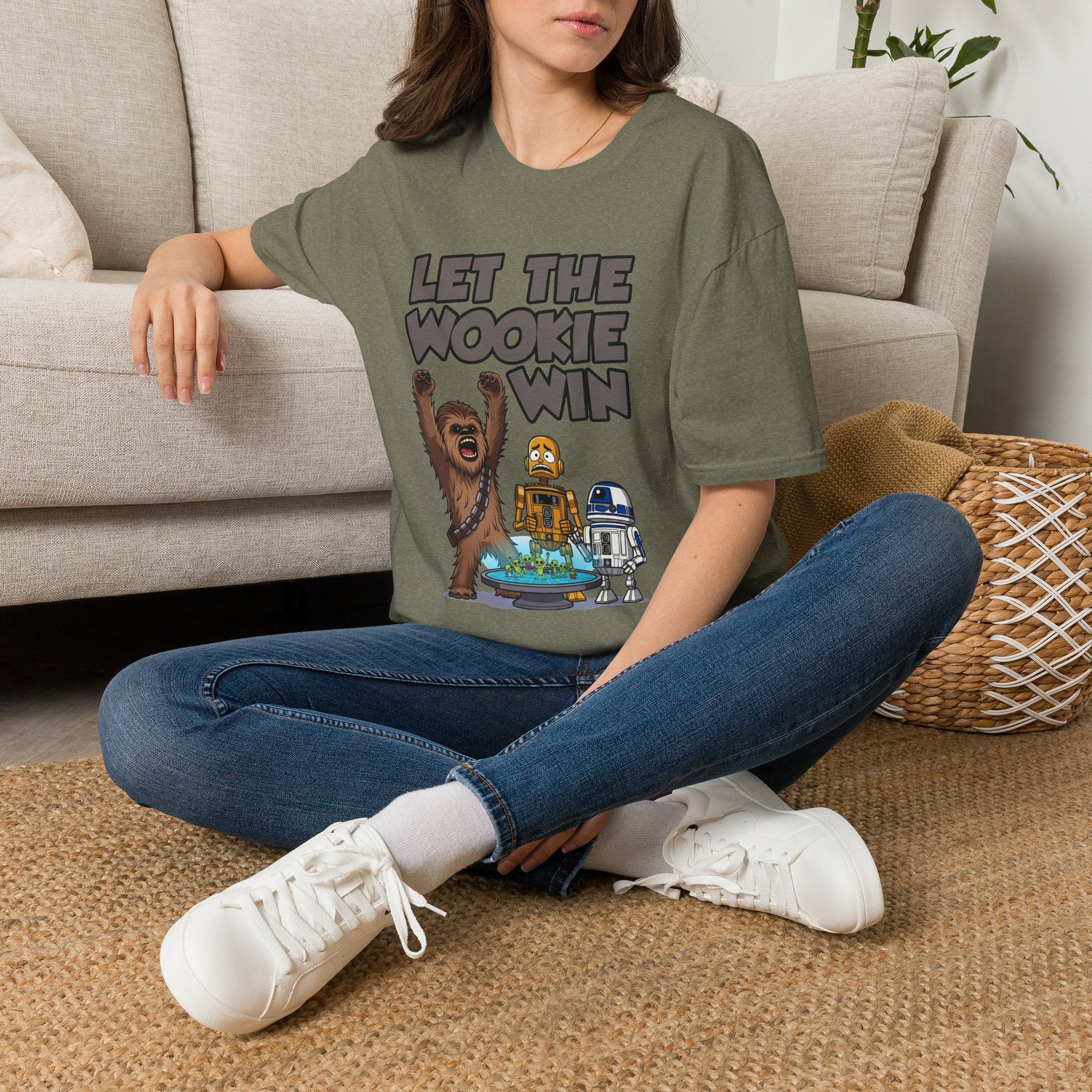 Let the Wookie Win T-Shirt — Funny Wookiee Chewbacca Graphic Tee