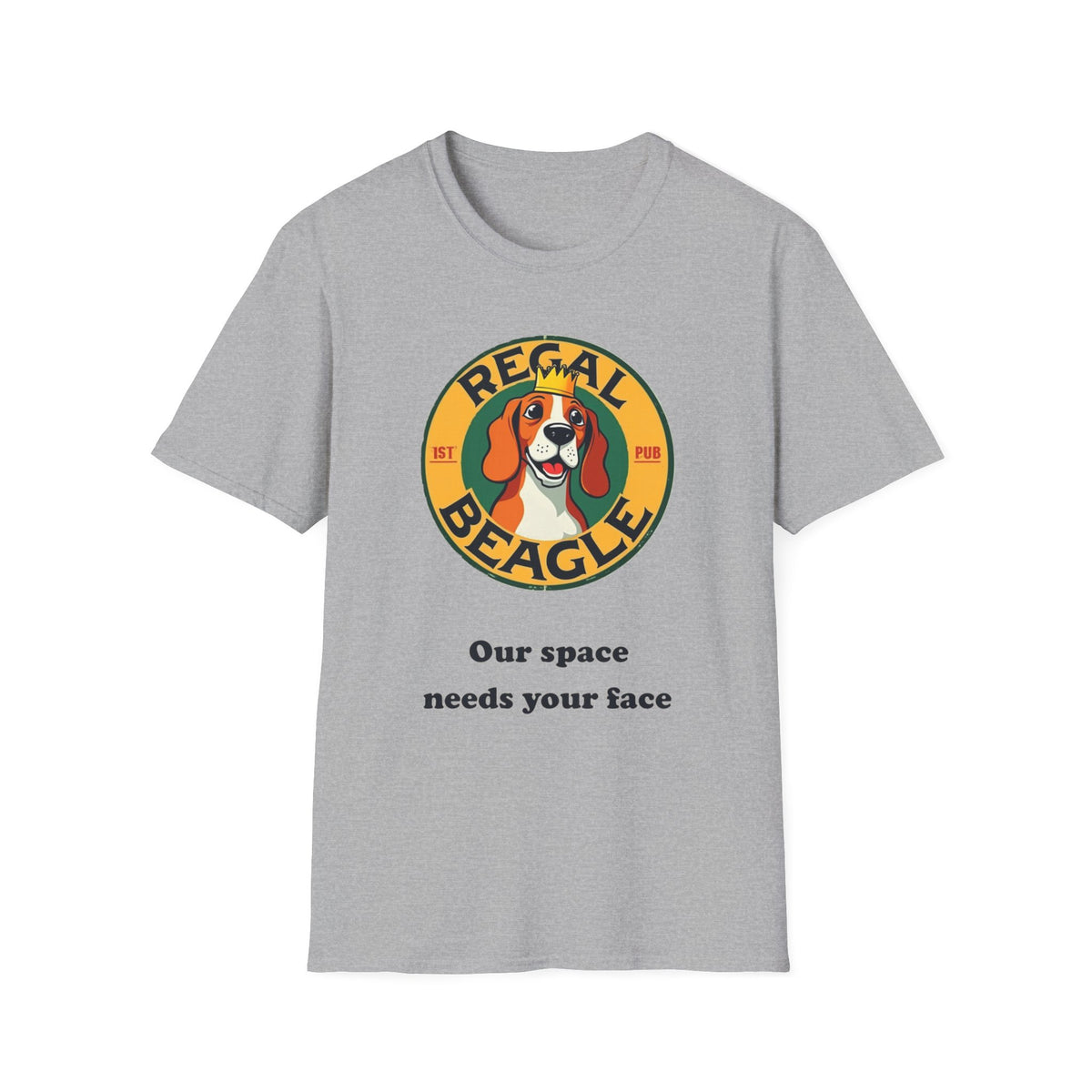 Funny Graphic T-Shirt, Regal Beagle, Three's Company Inspired