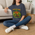 Give Peas a Chance Funny Vegetable Pun T-Shirt | Singing Peas & Carrots Retro Graphic Tee