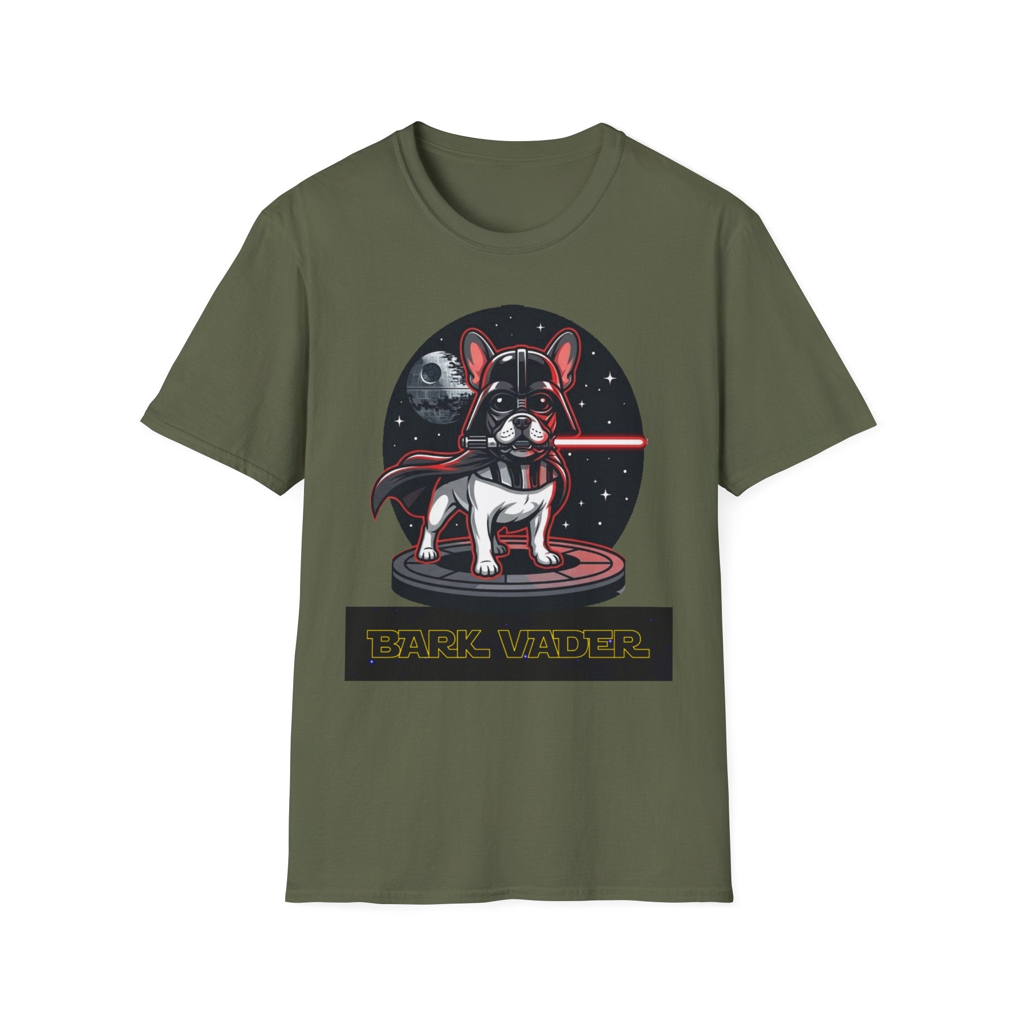 Bark Vader French Bulldog T-Shirt | Space Dog, Lightsaber Humor