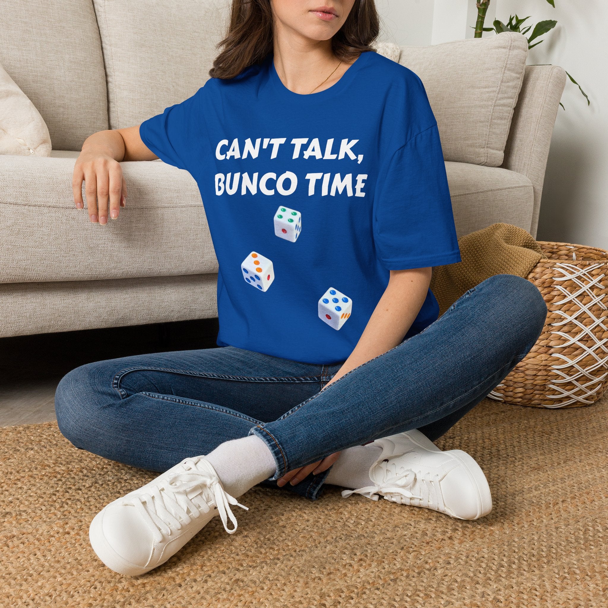 Can't Talk Bunco Time T-Shirt | Dice Game Night Tee